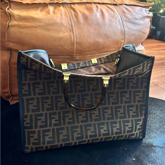 Brown tote bag - Picture 3 of 4